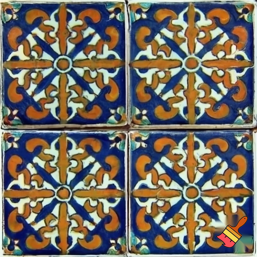 ceramic tiles in babylon stile
