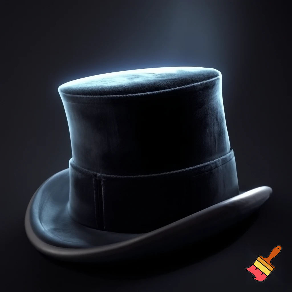 A magic hat velvet black black velvet and fabric