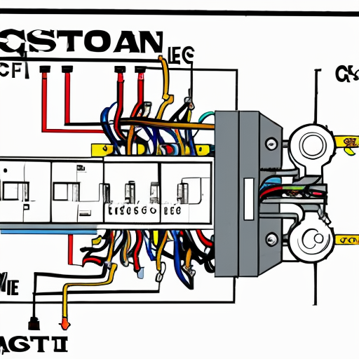 cartoon electrician confused question mark above head trying to figure our 9 wires on a motor