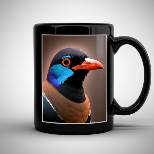 deadly sinister evil animated mug shot indian myna