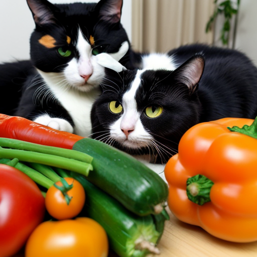 chat avec des membres legumes
