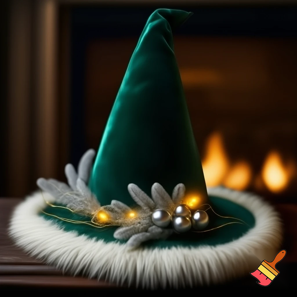 Christmas wizard hat