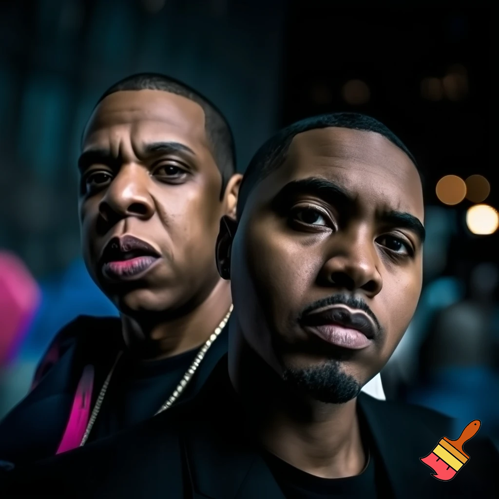 Jay-Z and Nas collab album cover picture 