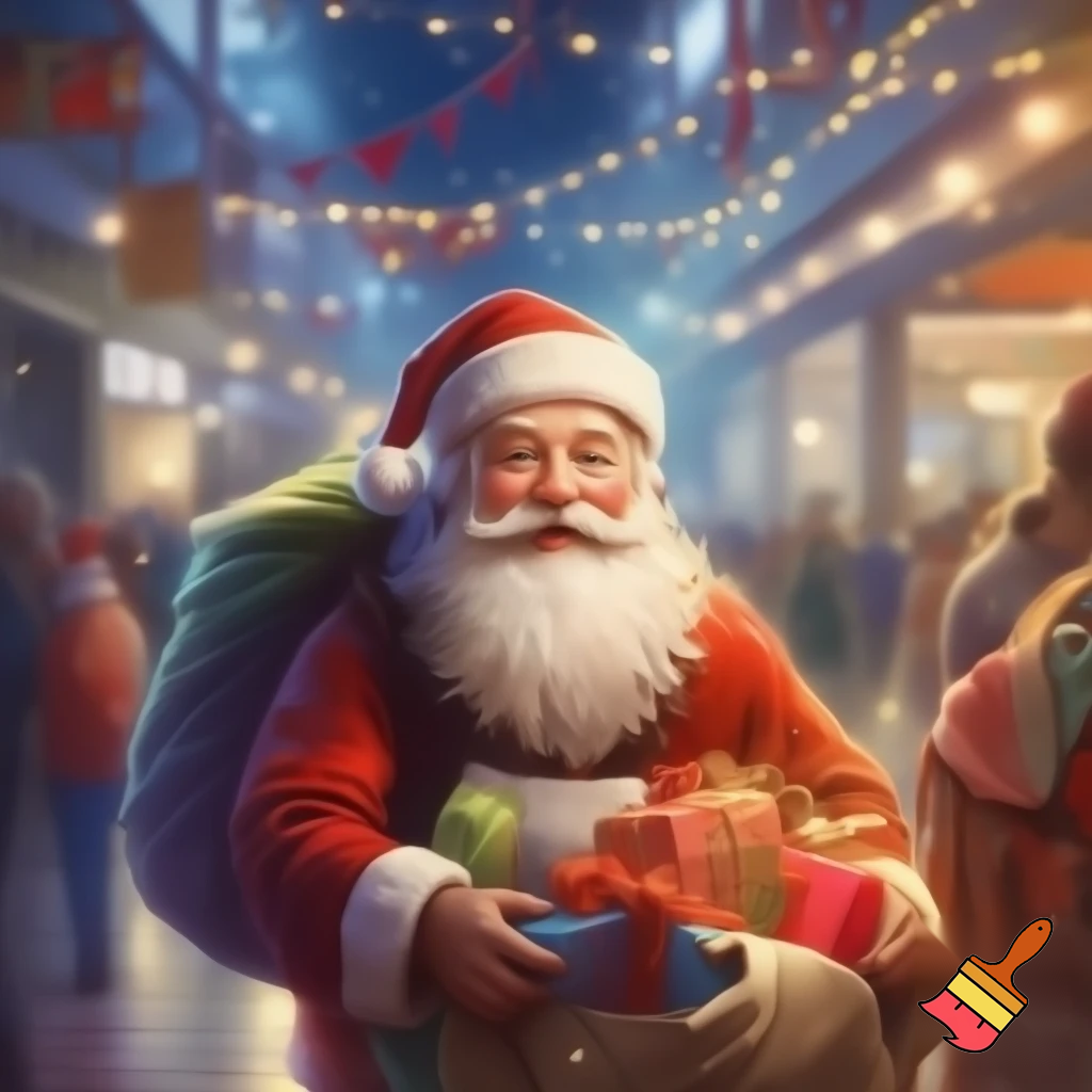 Santa Claus at Cranbourne shopping Centre