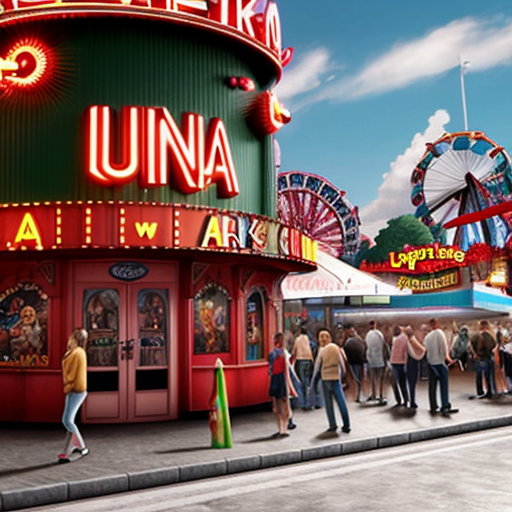 Luna Park cartoon