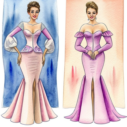 Cinderella in a pink gown, having her dress ripped apart by two elegant women in untouched gowns. full body view. The two elegant women are enviously tearing pieces of the pink gown off. The bodice of the pink gown has a large tear, a sleeve is missing, and there are multiple significantly large tears in the skirt. Both jealous women are currently ripping a piece of the skirt off.