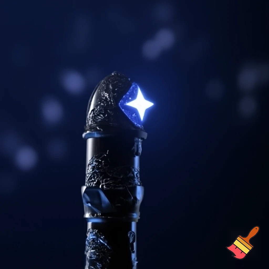 Magic wand magic one star🌟 walking stick special metal one