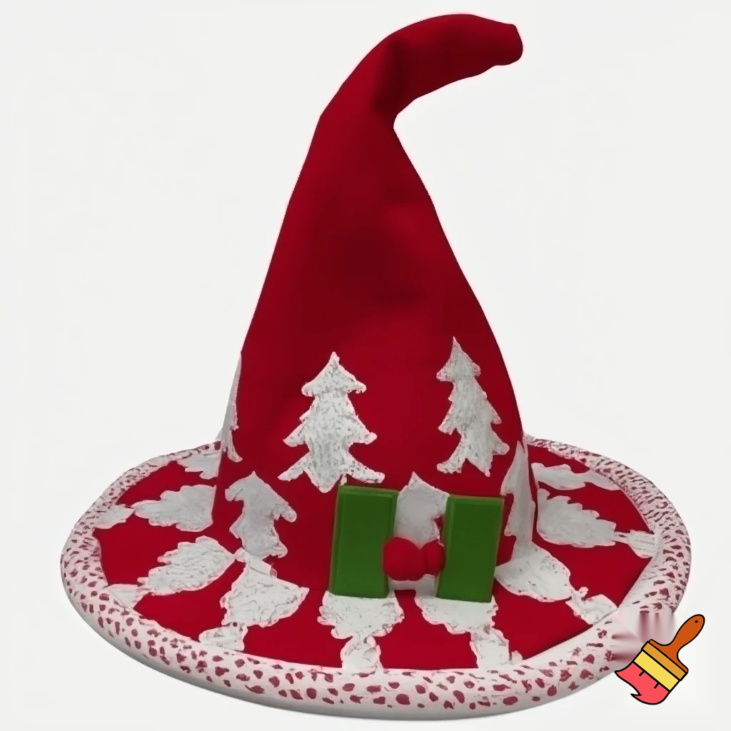 Christmas wizard hat, Santa Claus hat