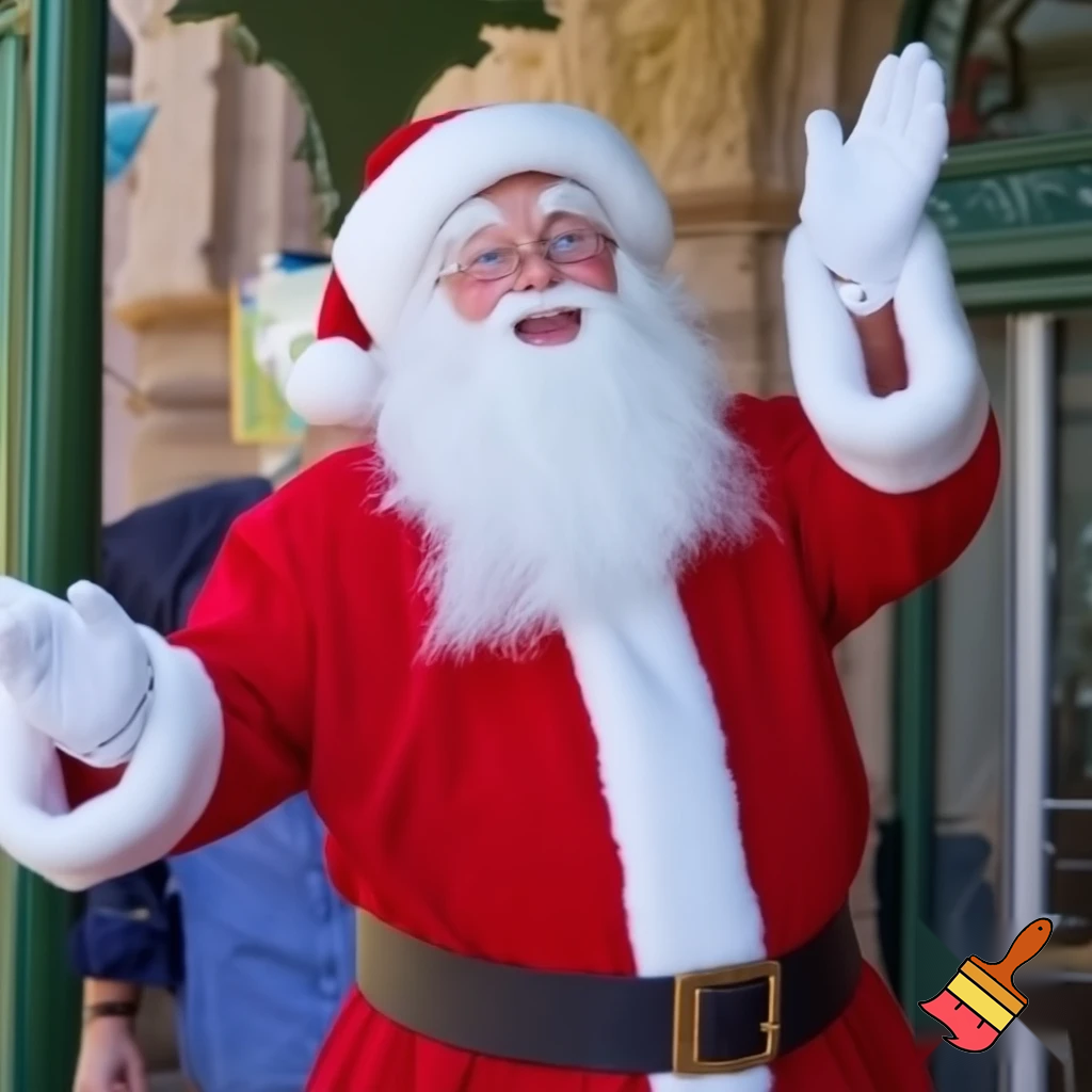 Santa Claus Pennwell Disney🇫🇷 wizard Santa Claus Santa Claus real person Disneyland
