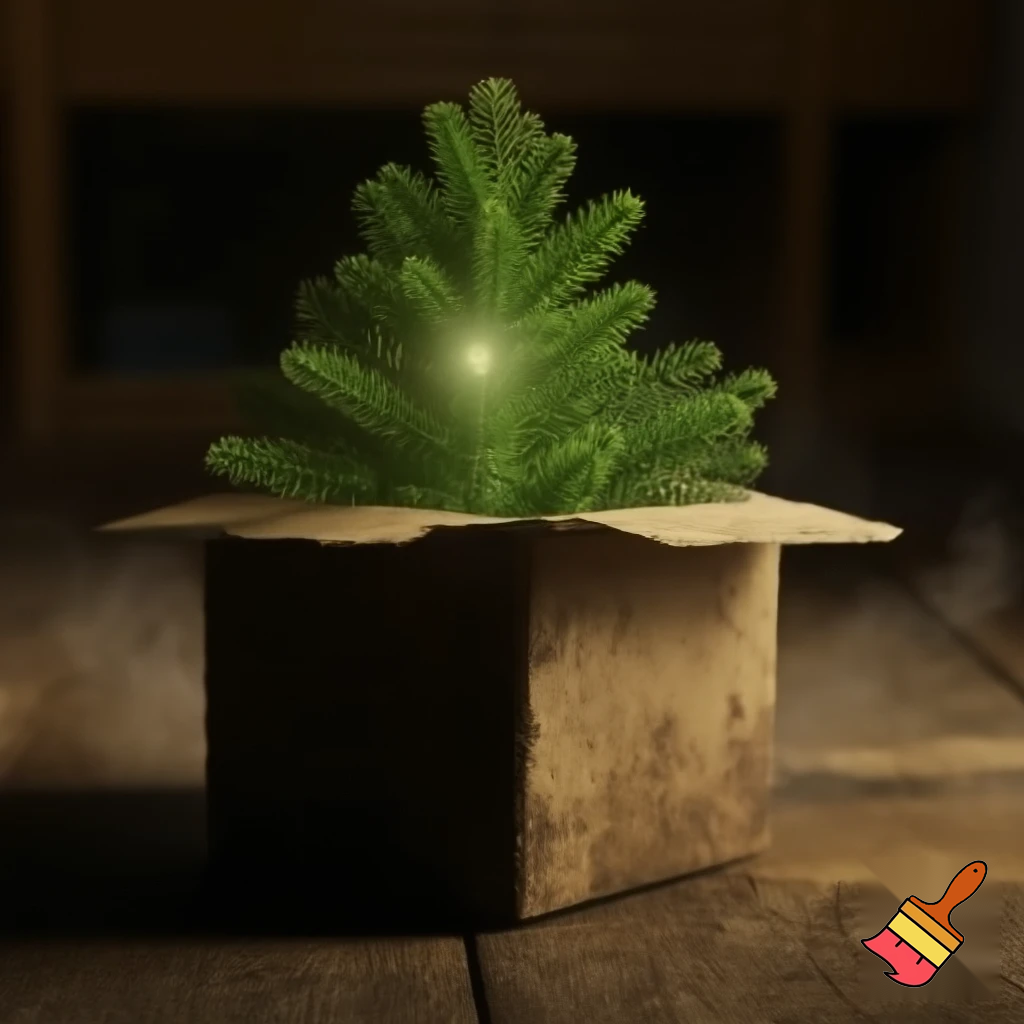 Christmas tree box box a magic 📦🌟🌠💫🎄