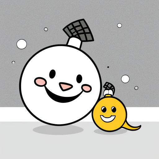 Star and moon christmas cartoon