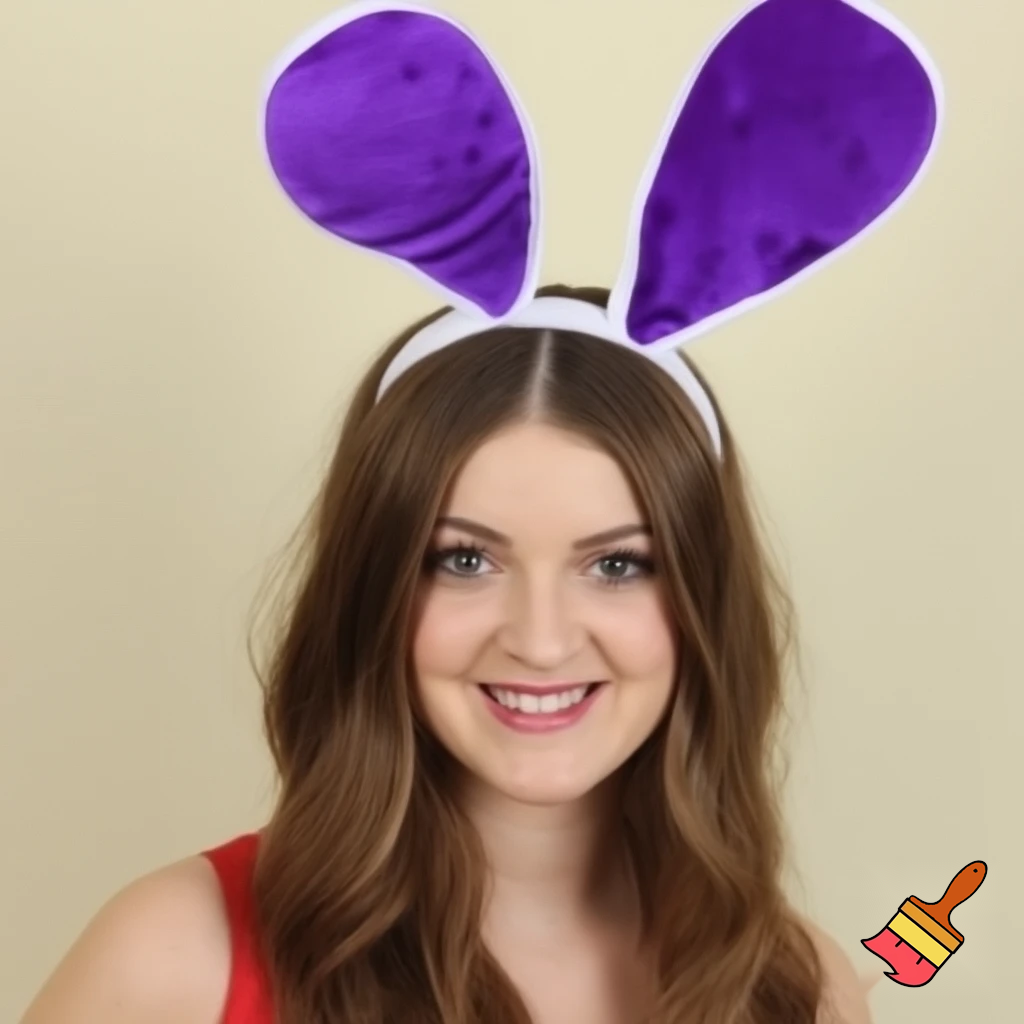 Easter bunny headband, top hat, Easter hat headband, top hat, purple and white, purple and white velvet top hat