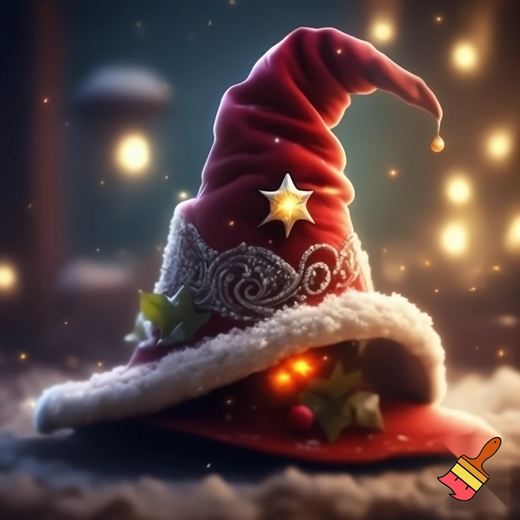 A wizard Christmas hat