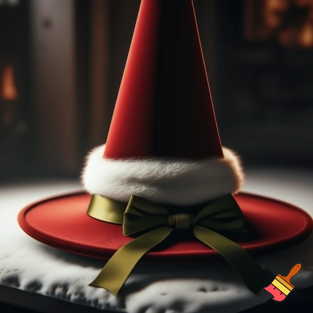 Christmas wizard hat