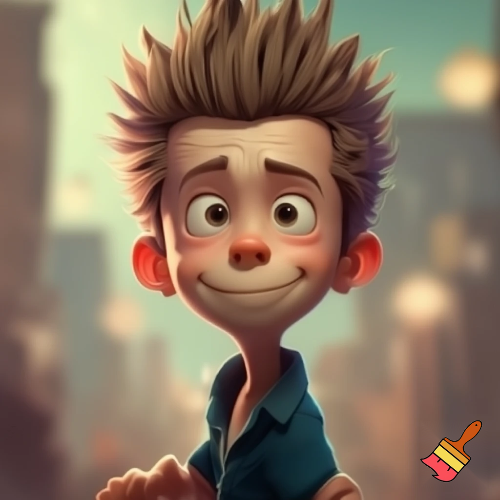 13 year old Boy with hair that looks like a toilet brush