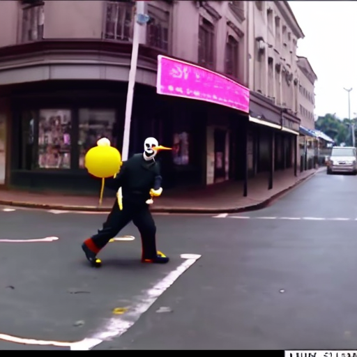 Cctv footage clown vs shaq uganda