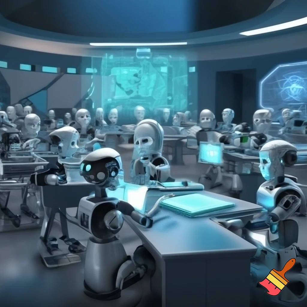 robot classroom
