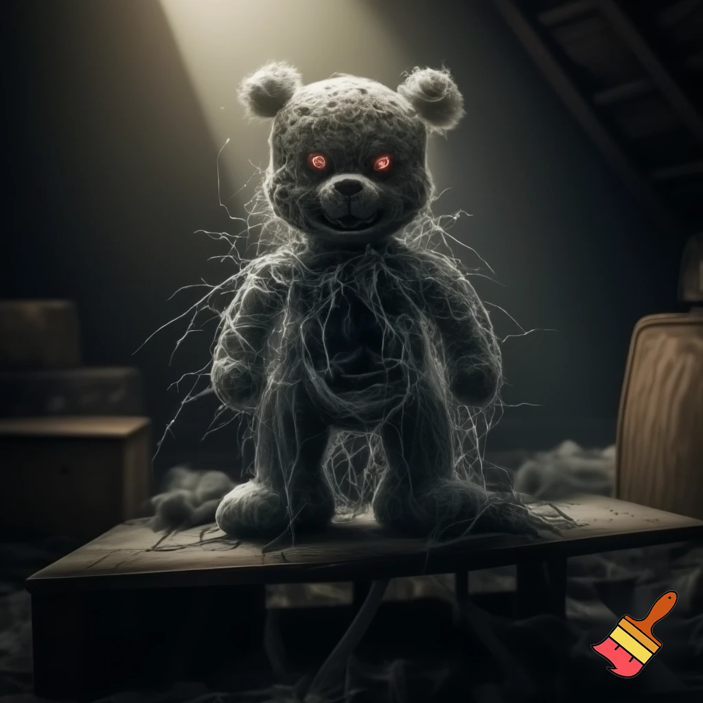 a monster that poseses toys