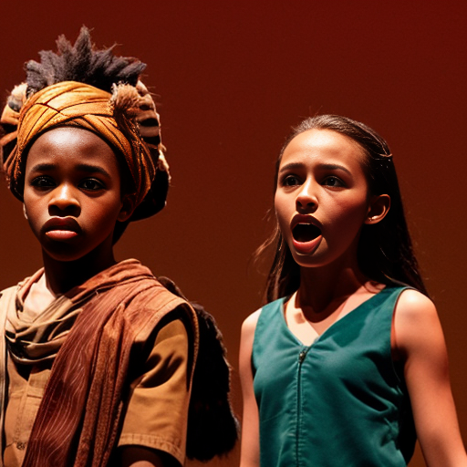 image of 6th grade at lion king
