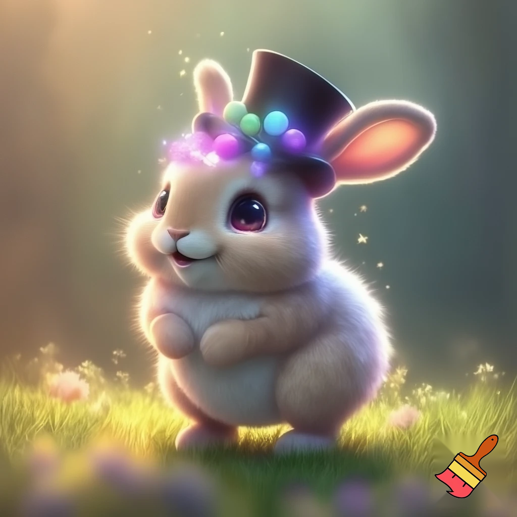  Easter bunny mascot costume magic top hat