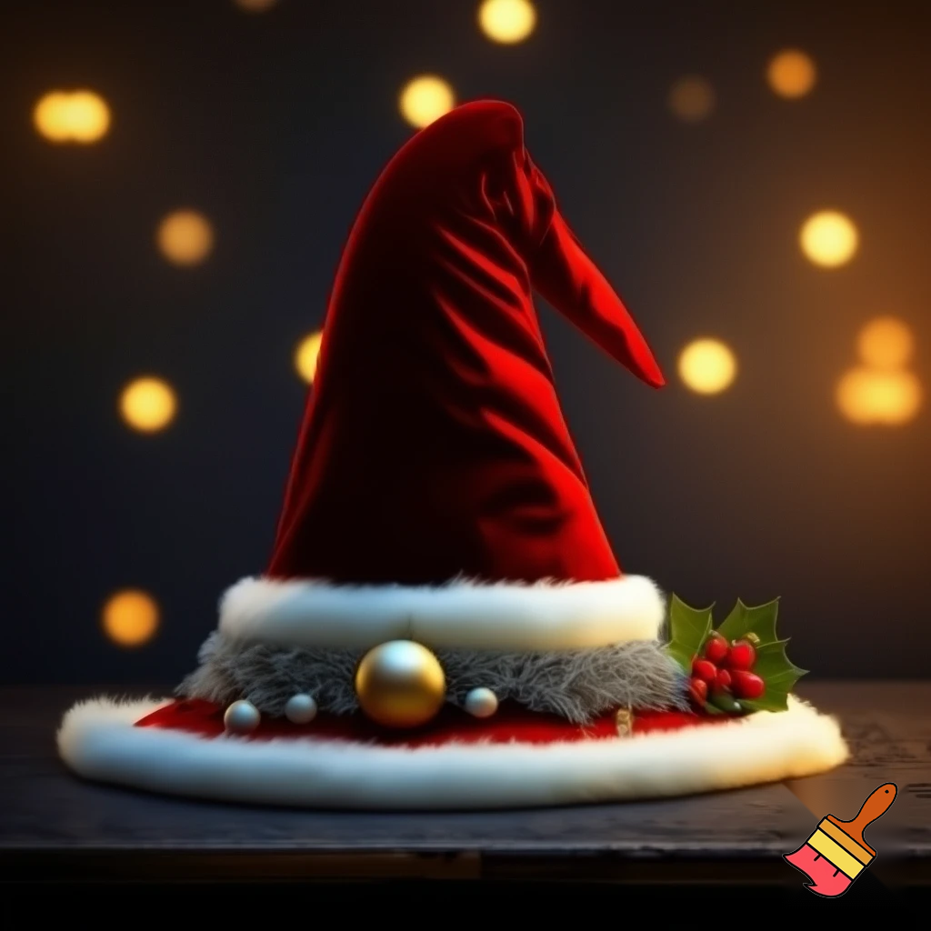 Christmas wizard hat