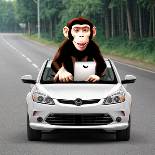 Merge a car and a monkey into one creature 