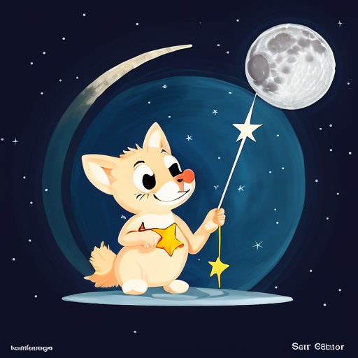 Star and the moon cartoon
