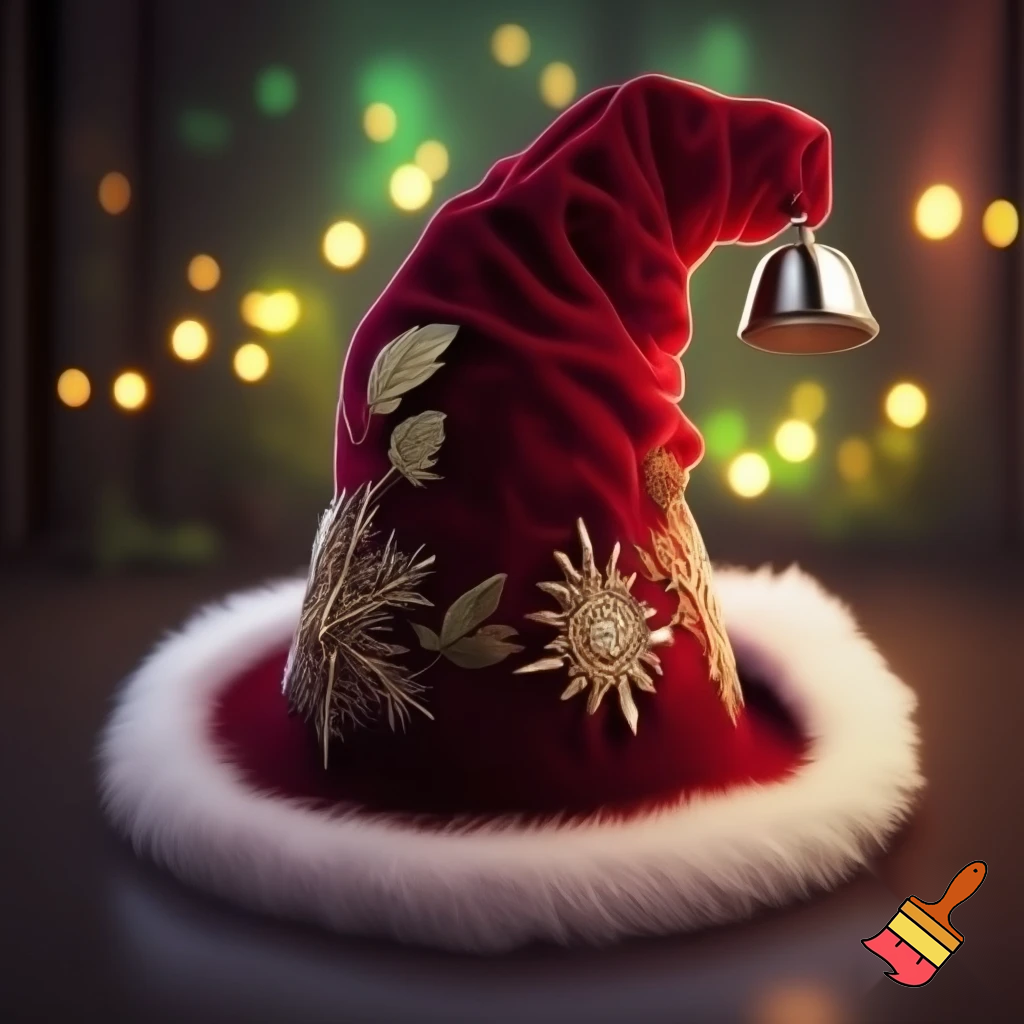 Christmas wizard hat