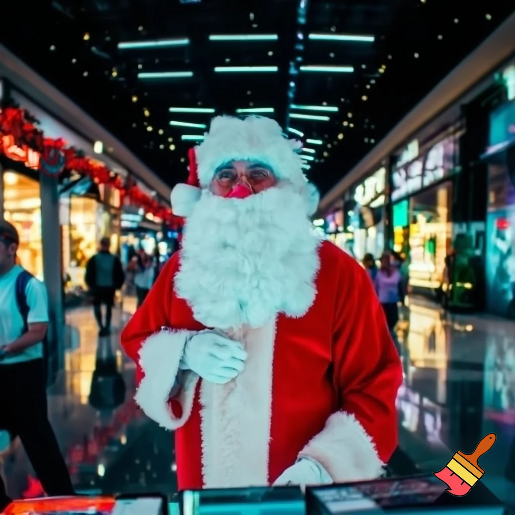 Santa Claus🎅🏻✨🎄🎄 shopping Centre