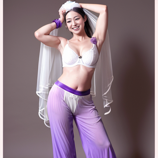 90's disney's 2d aladdin style comic black background and panels of panel 1 juri han barefoot with white harem pants and pink and purple bra with both hand palms place together and hiding the bottom of her mouth with a purple veil wrapped around her arms and attached to her head. 
panel 2 she danced with white harem pants barefoot with purple and pink bra and purple veil wrapped around her arms and shoulders and raising legs and bounced up and down her belly and shook her hips left and right. 
panel 3 as juri han barefoot with white harem pants and pink and purple bra spreading her arms, happily revealing her face to the viewer and giving a smile as she turns around shook her butt left and right. 
Panel 4 juri han barefoot with white harem pants and pink and purple bra started to fading away , except her belly, which is bouncing around. 
Panel 5 then the ball transforms into the fading in belly of brown haired chun li with brown harem pants and blue bra and white curved slippers and blue veil wrapped around her arms and shoulders with her swaying her hips. 
Panel 6 brown haired chun li with brown harem pants, blue bra and white curved slippers and blue veil wrapped around her arms and shoulders and with her hand palms place together between her chest and she gives a smile and winking her left eye.  