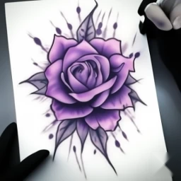 february birth flower tattoo