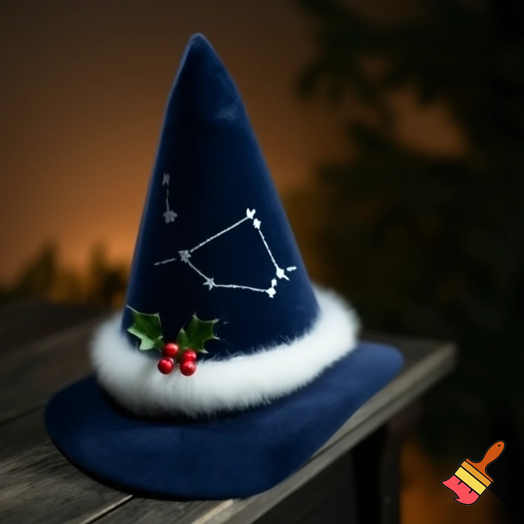 A wizard Christmas hat