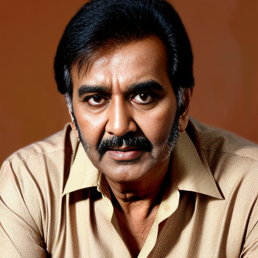 A Rajesh Khanna (Bollywood star) look alike in his 60s