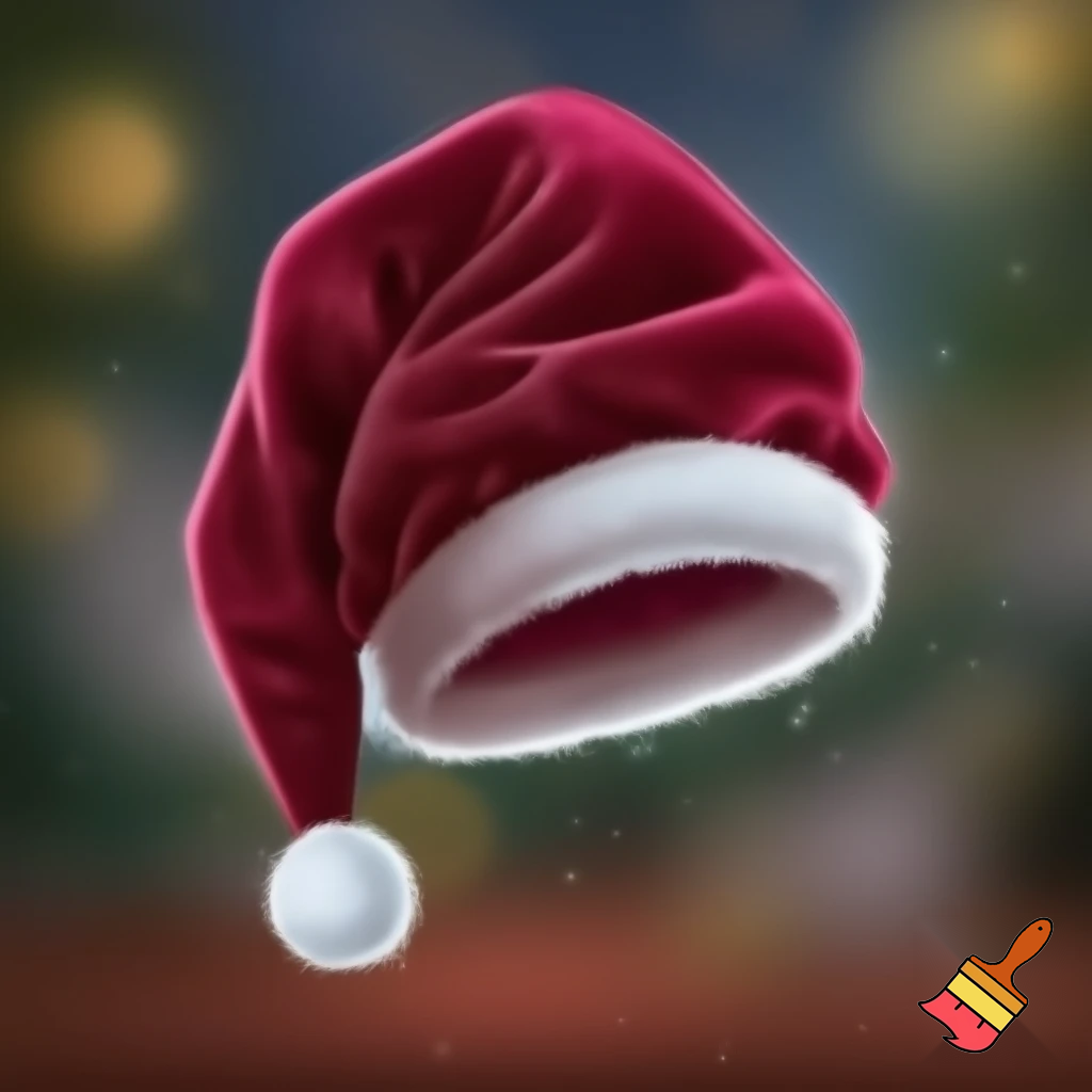Santa Claus favourite hat elf on the shelf hat velvet
