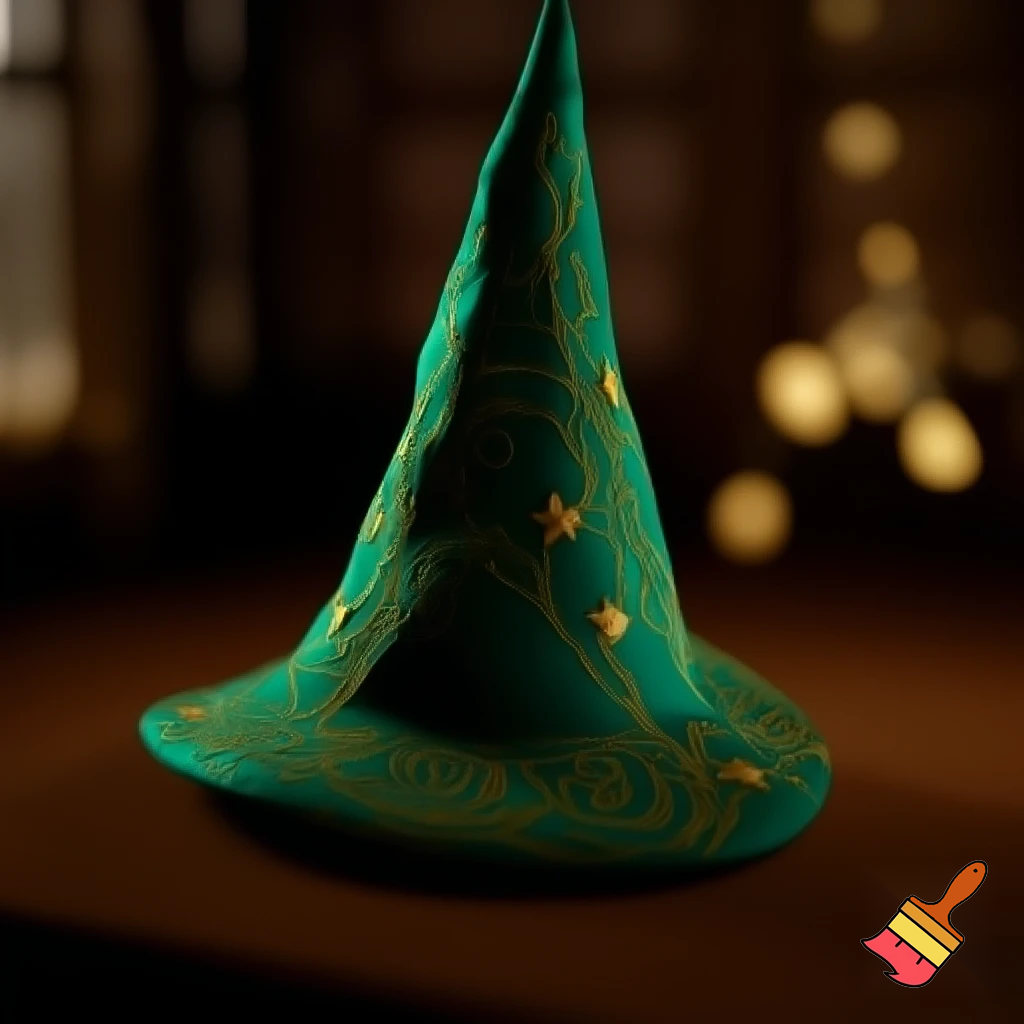 Christmas wizard hat stars and means read a Christmas hat