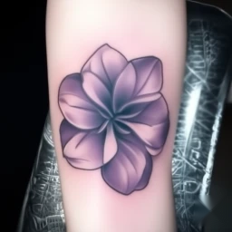 february birth flower tattoo