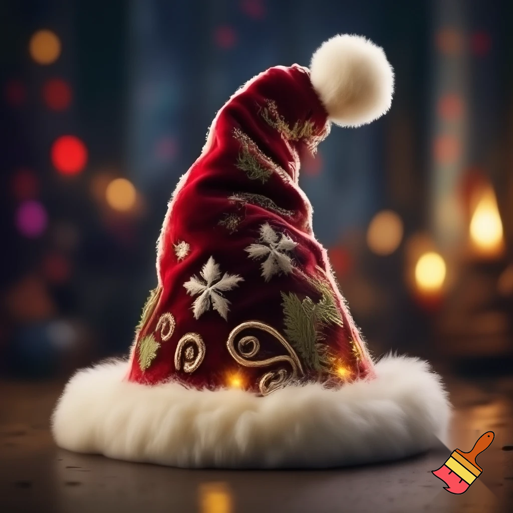 Christmas wizard hat