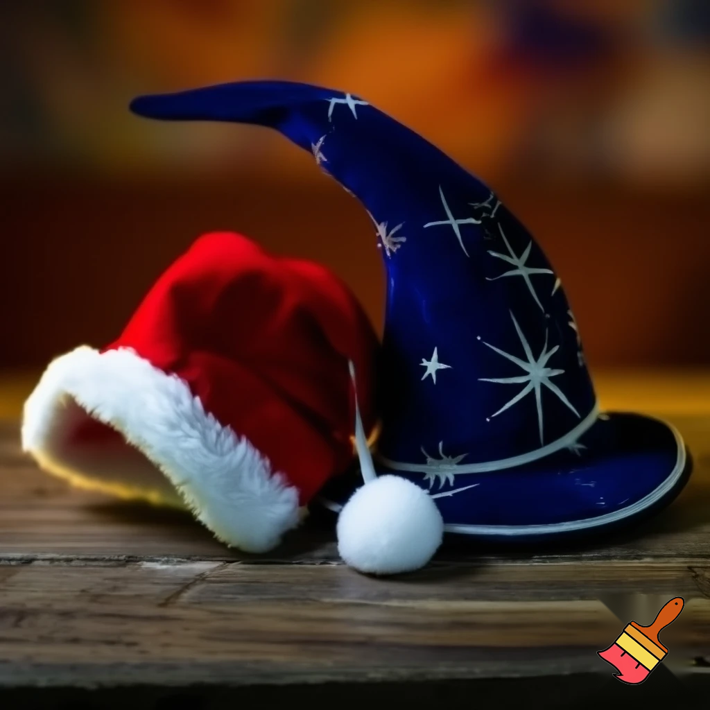 A wizard Christmas hat, Santa Claus hat