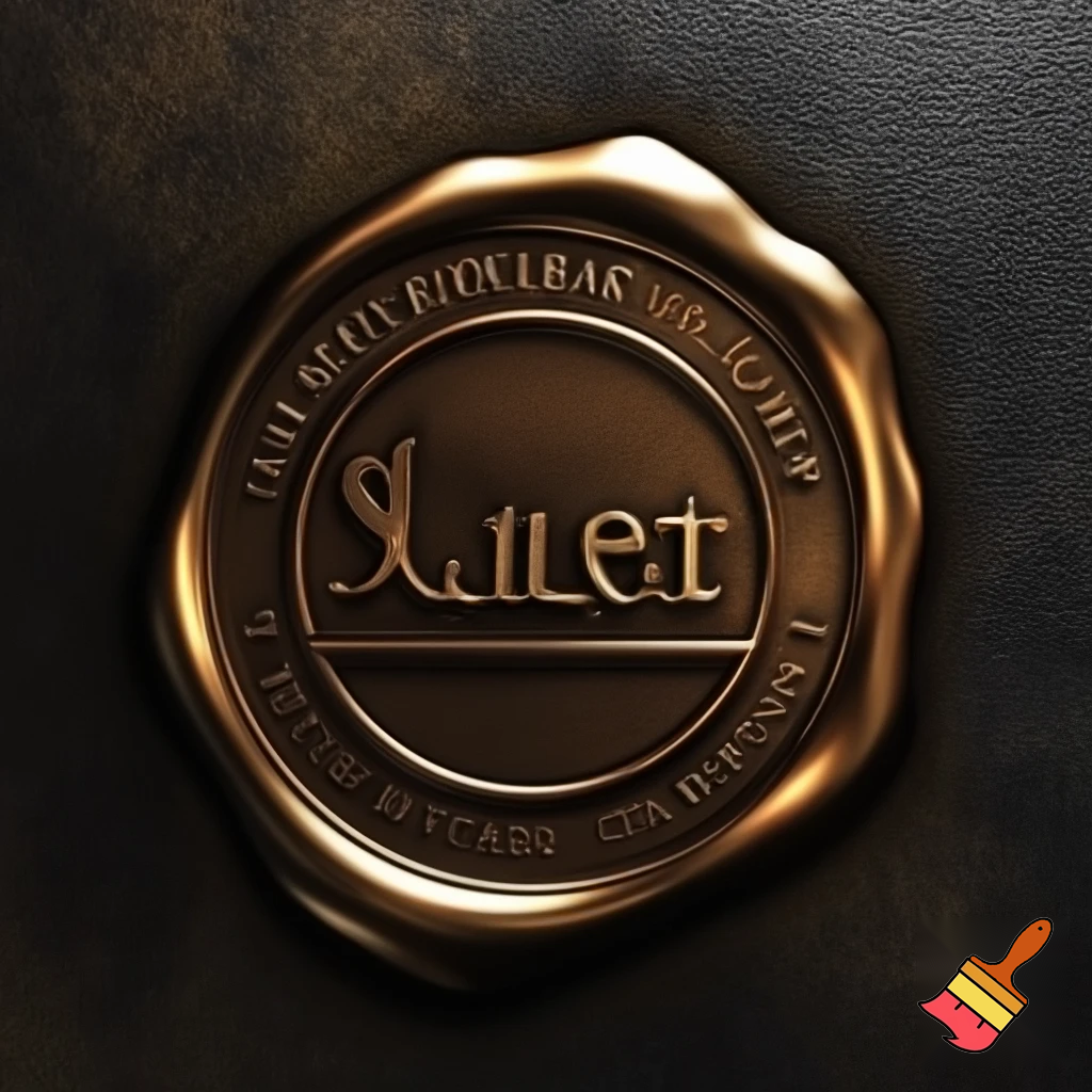 "A 3D, circular, embossed logo in a vintage style, resembling a classic, aged metal coin or a wax seal. The design is highly detailed with a polished, raised effect. The center features the text 'WILLIAM' and 'CALVARESI' in a decorative, vintage serif font. The surrounding border contains the text 'PHOTOGRAPHY' and 'COPYRIGHT ALL RIGHTS RESERVED' in a smaller, elegant font, following the curve of the circle. The overall color scheme is monochromatic, with shades of antique gold or bronze, creating deep shadows and highlights that emphasize the 3D, embossed effect. The background is a dark, textured surface, like old paper or leather, to make the logo pop."