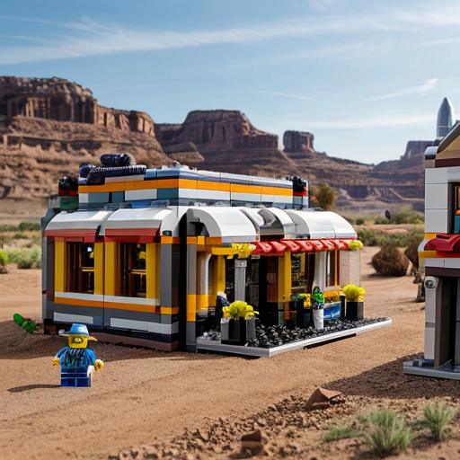 Lego western town
