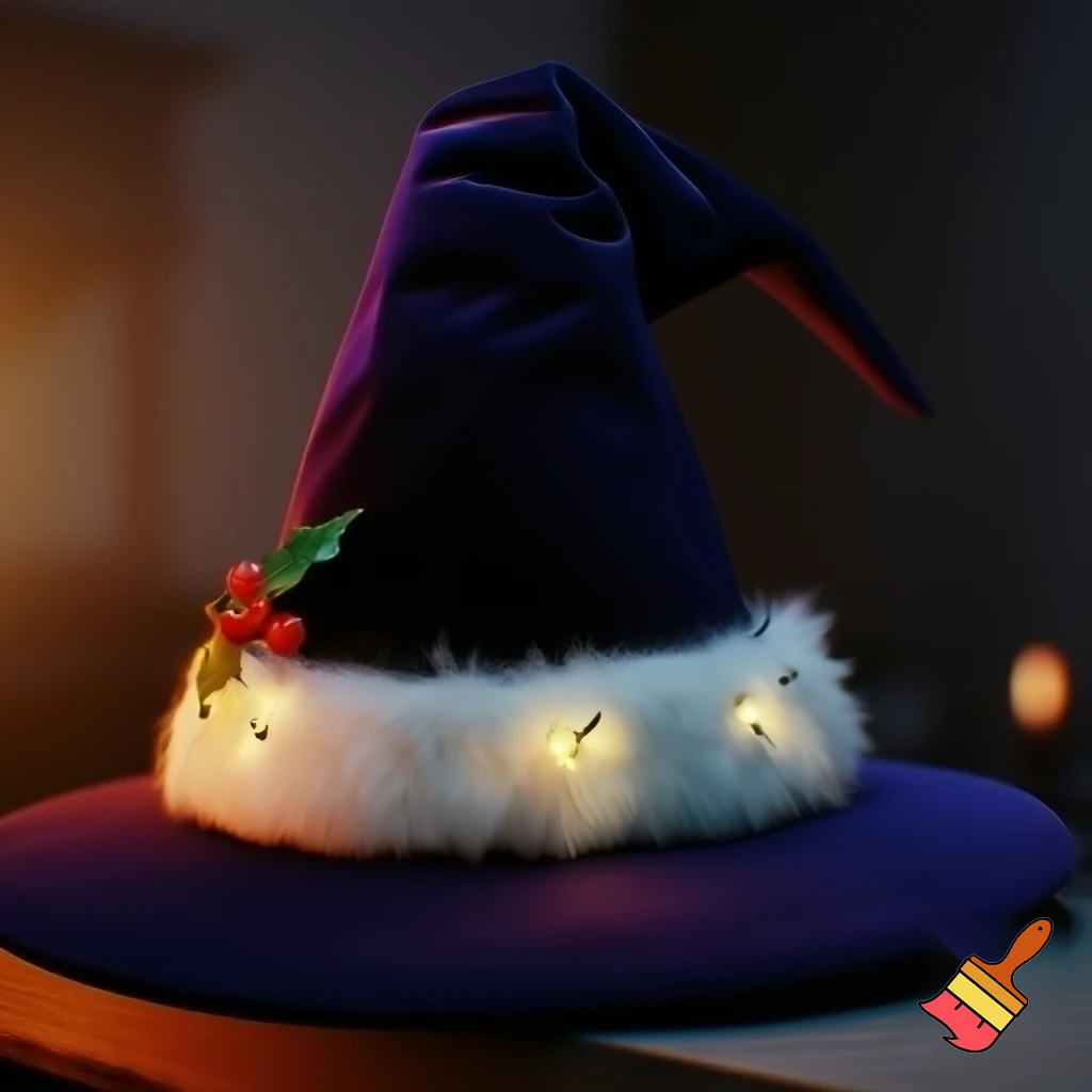 A wizard Christmas hat