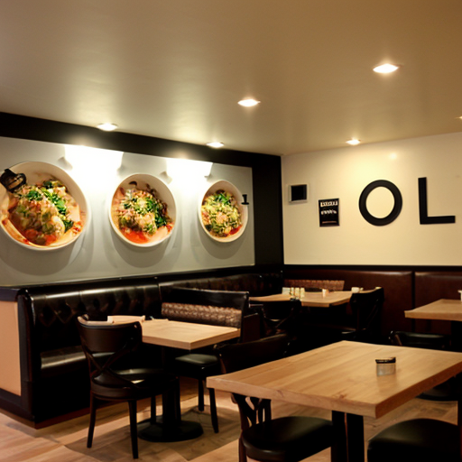 wall of cafe and restraunt