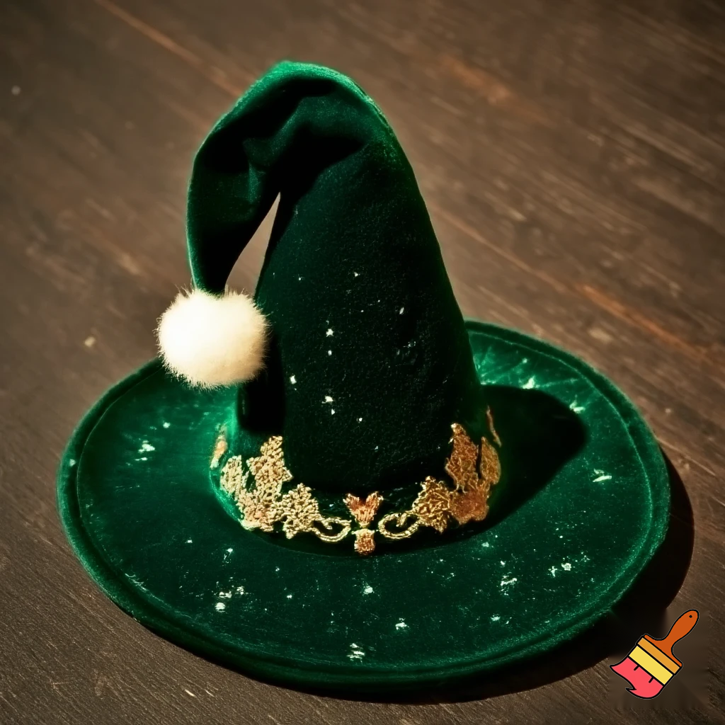 Christmas wizard hat
