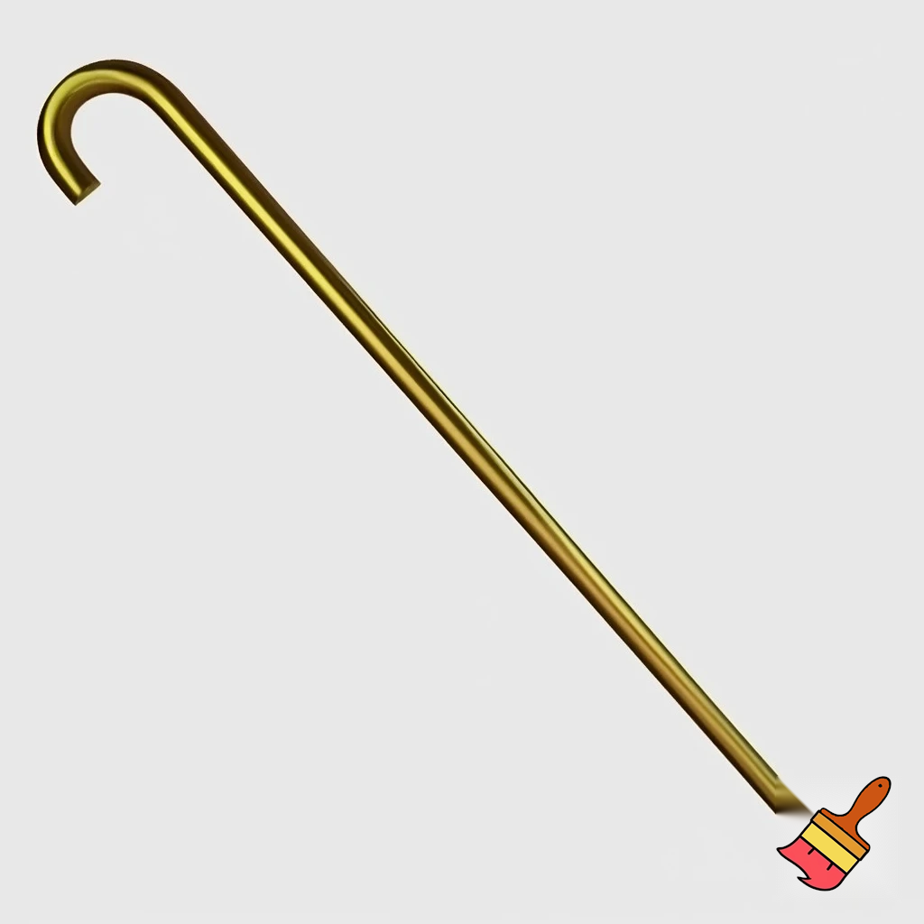 🌟✨ walking stick a gold one
