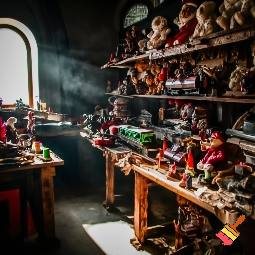 Clothes in the special room Santa Claus in the special room Santa Claus room Santa Claus’s secret room the real real Santa Claus