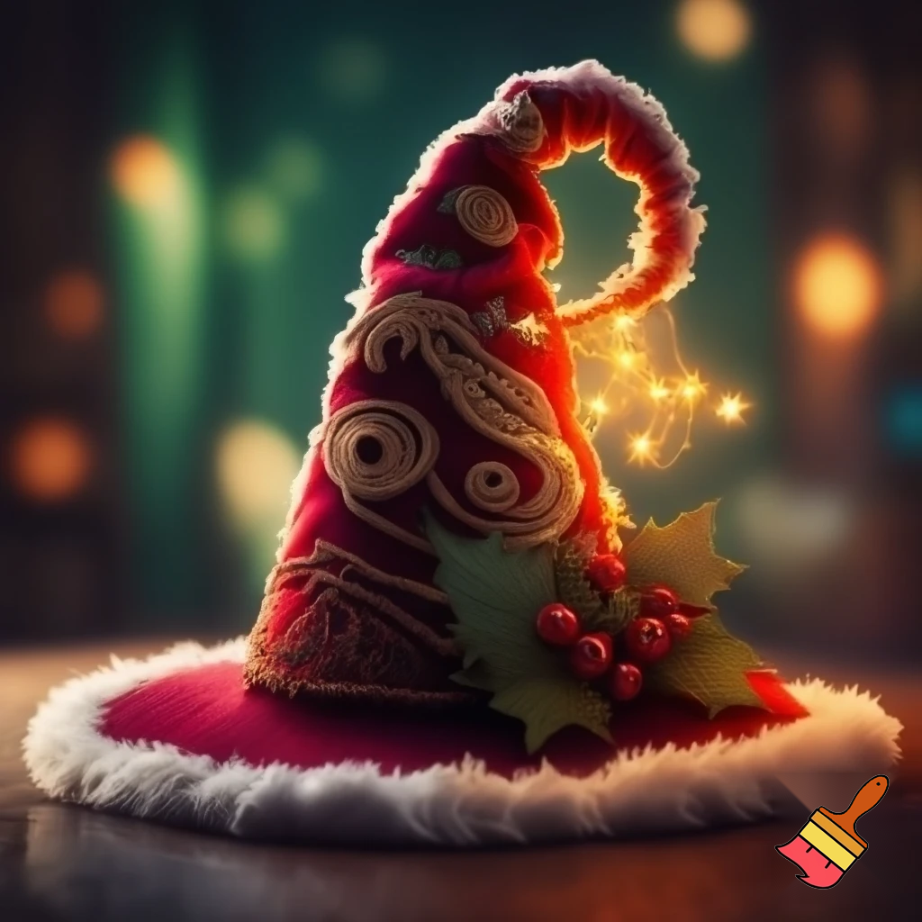 Christmas wizard hat