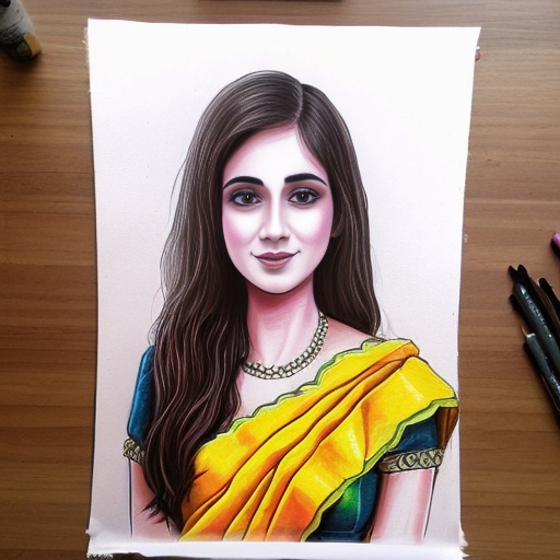 hiw to drow the giel in buetiful sari step by step

