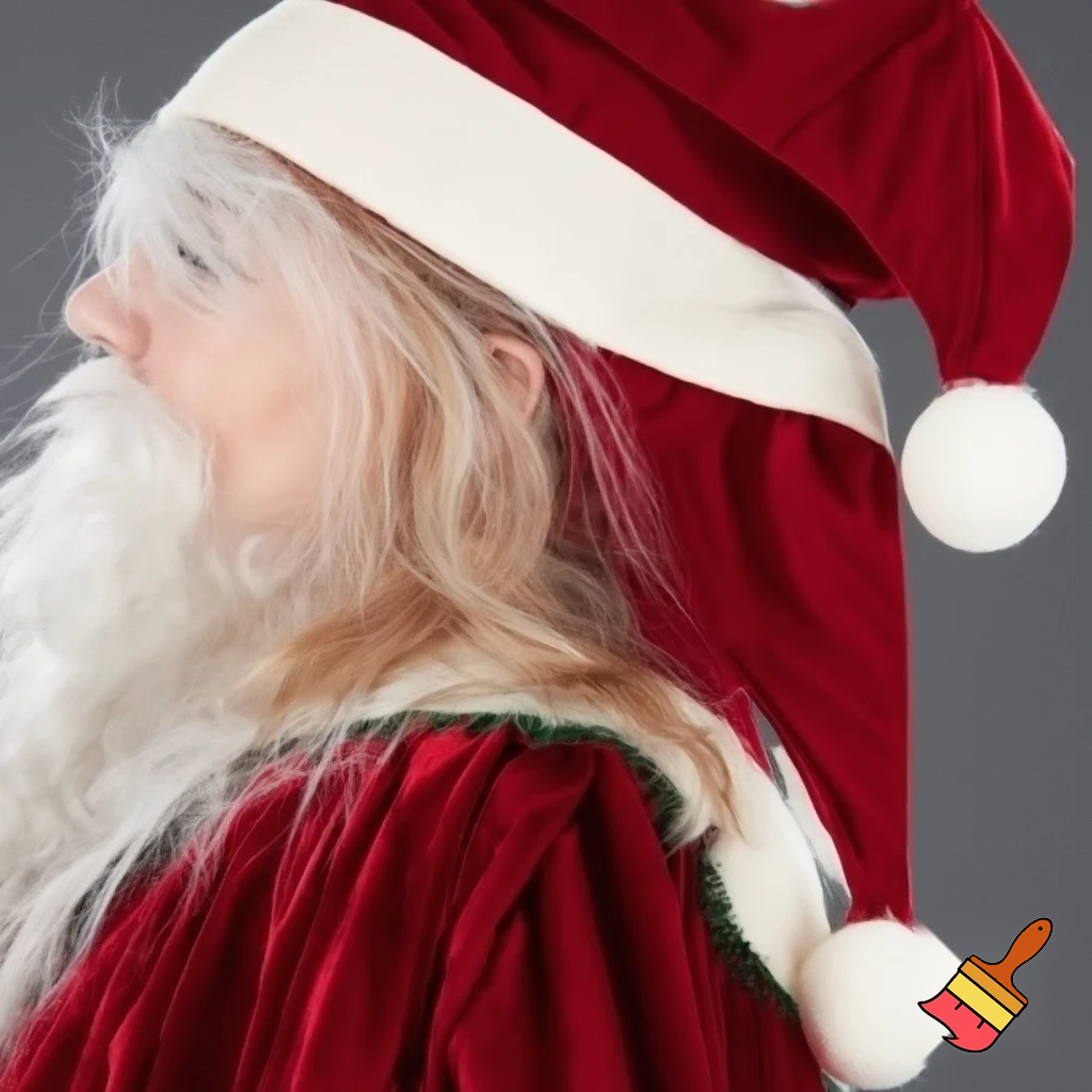 Wizard Christmas hat, wizard Christmas hat, Santa Claus hat velvet fabric