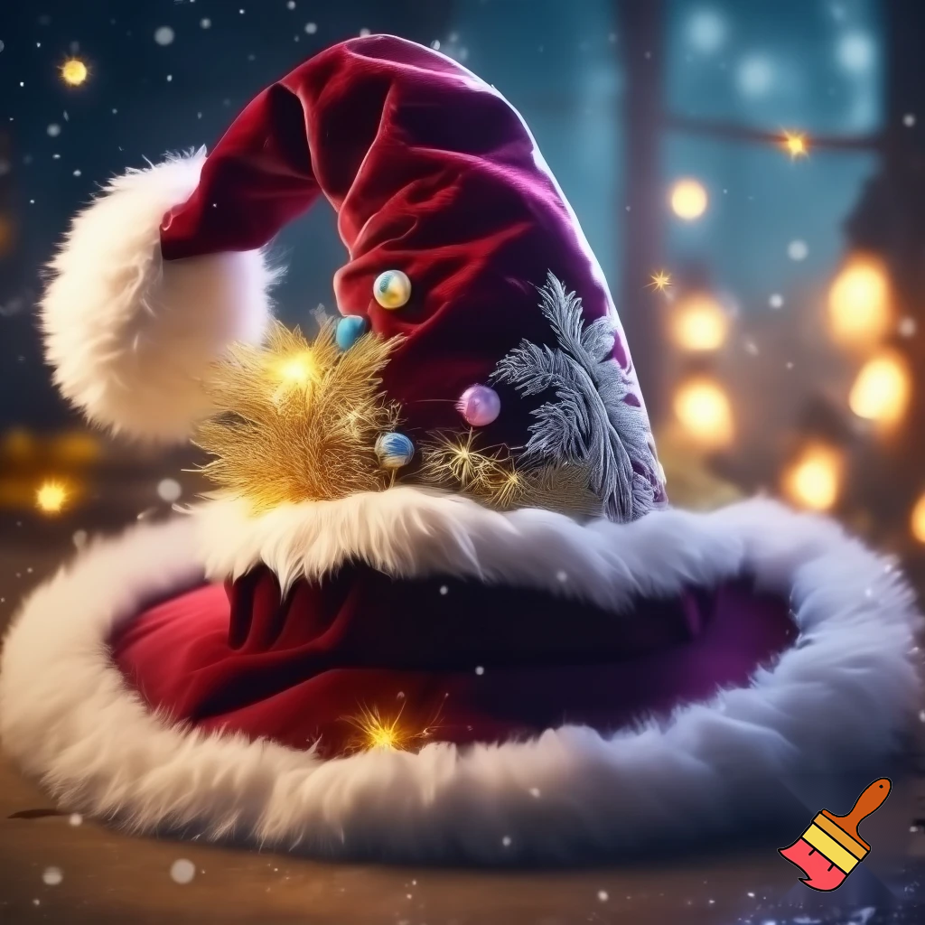 Christmas wizard hat