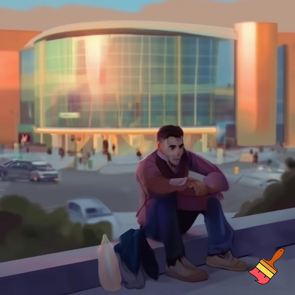 Оштрафован молодой человек, справивший нужду перед торговым центром в Баку